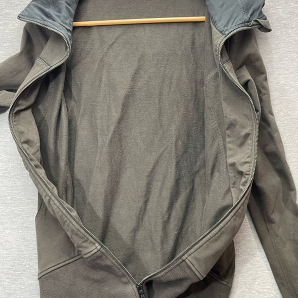 Lululemon Womens Olive Green Zip up Hoodie Size 6 - Picture 9 of 14
